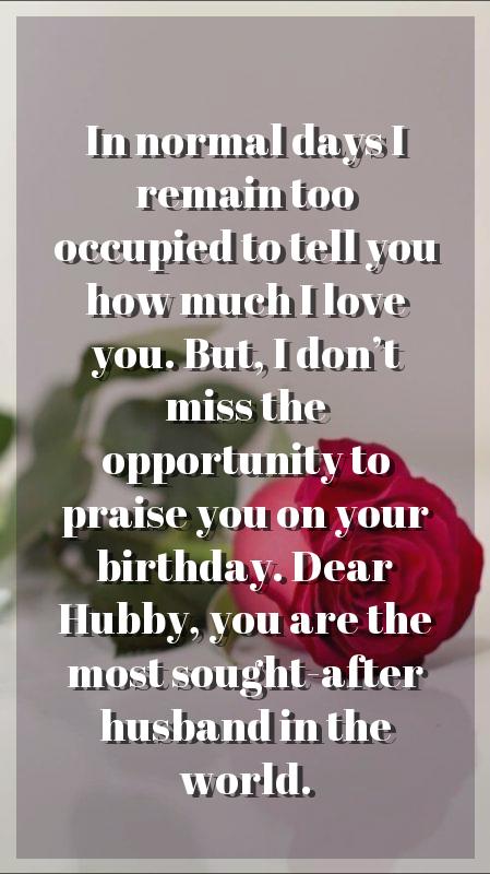 best happy birthday wishes for hubby